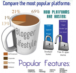 Blogging infograph