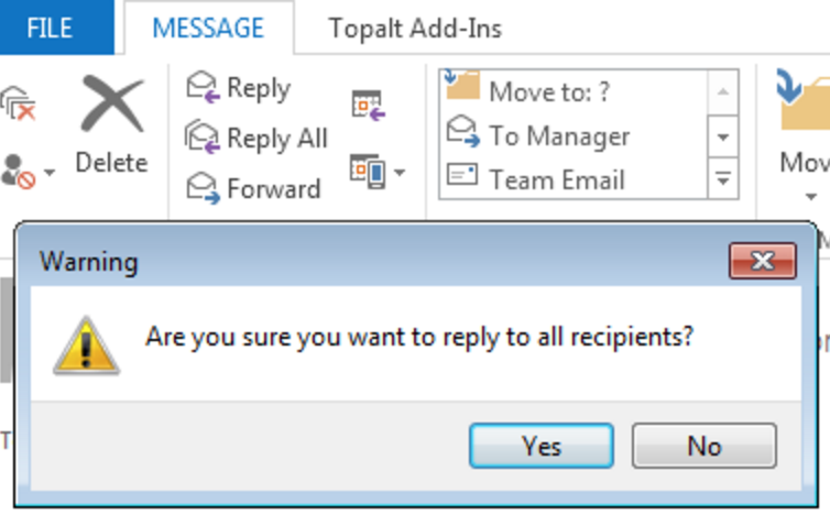 Are You Sure You Want to Reply All?